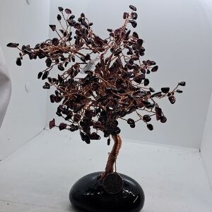 NWT Karma And Luck, Elegant Gemstone Tree Sculpture